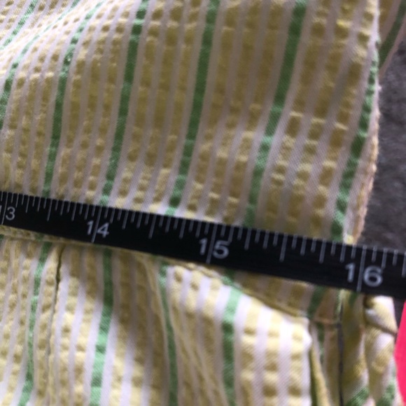 Talbots, Yellow and Light Green Dress size 12 - Picture 5 of 5